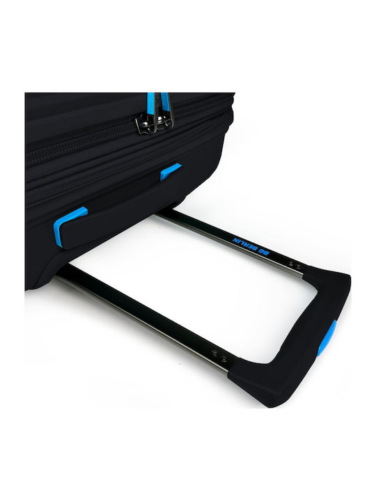 Bg Berlin Expandable Βαλίτσα Ταξιδίου Καμπίνας Σκληρή Black με 4 Ρόδες Ύψους 54εκ.