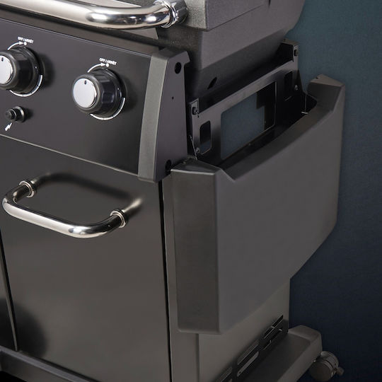 Broil King Royal 320 Shadow Grătar pe gaz Din fontă Grătar 56bucx38buccm cu 3 buc 8.8kW