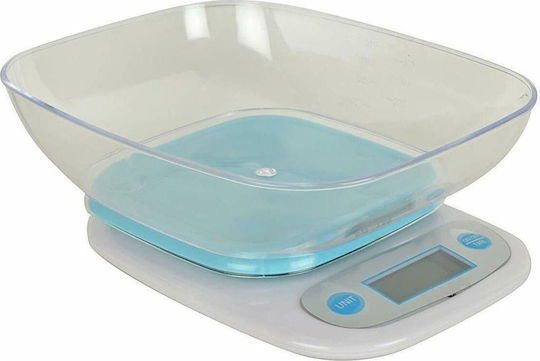 Cântar Digital de Bucătărie cu Bol Alb până la 5kg