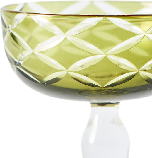Pols Potten Cuttings Champagne Glass Set / Cocktail Goblets Glass 155ml 6 Pieces