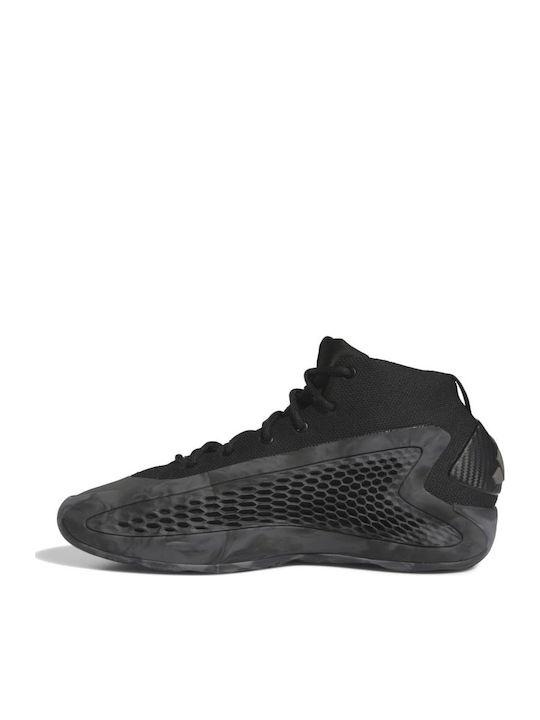 Anthony Edwards 1 Hoch Basketballschuhe Core Black / Charcoal / Carbon