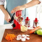 KING Hoff με Μηχανισμό Τρίφτης Τυριού από Ανοξείδωτο Ατσάλι 26.5x12.5x24cm