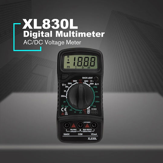 XL830L Multimetru digital de buzunar. cu Măsurare AC / DC / Rezistență