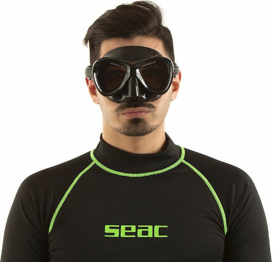 Seac Seac Silicone Diving Mask Cove Black
