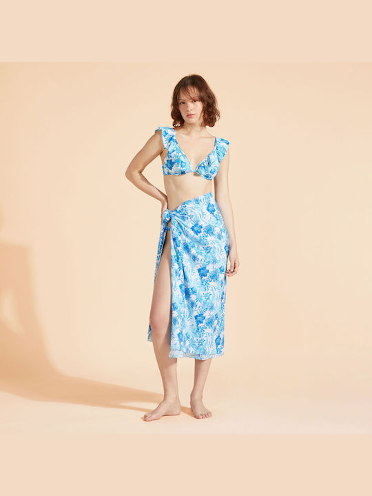 Бикини горнище Син