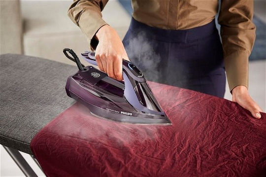 Philips Azur 8000 Steam Iron 3000W with Ceramic Plate and Continuous Steam Supply 55g/min