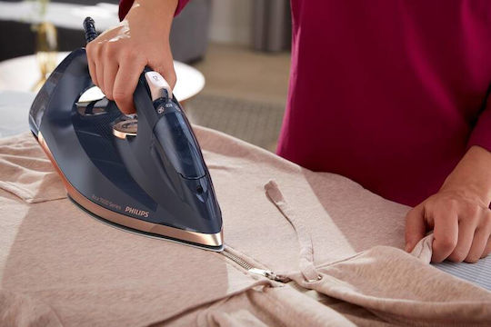 Philips Steamglide Σίδερο Ατμού 3200W με Κεραμική Πλάκα και Συνεχόμενη Παροχή Ατμού 55gr/min