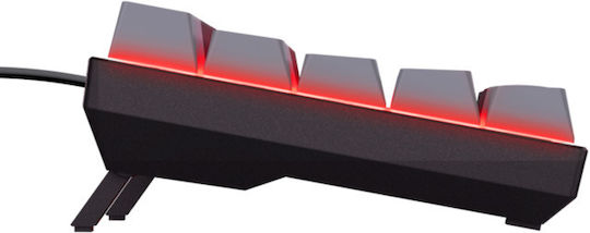 Trust GXT 867 Acira Gaming Μηχανικό Πληκτρολόγιο 60% με Outemu Red διακόπτες και RGB φωτισμό (Αγγλικό US)