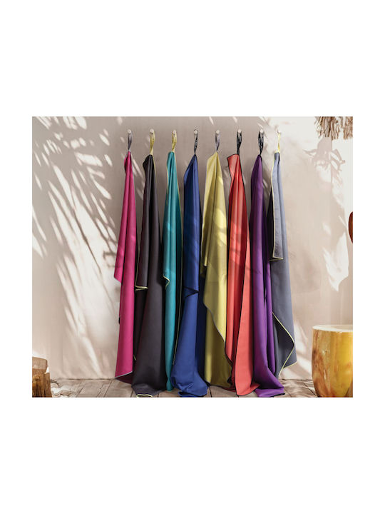 Nef-Nef Homeware Πετσέτα Γυμναστηρίου με Μικροΐνες Ροζ 75x150cm