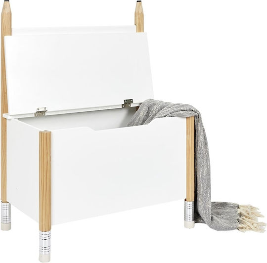 Детска Табуретка Бял 60x34x80бр