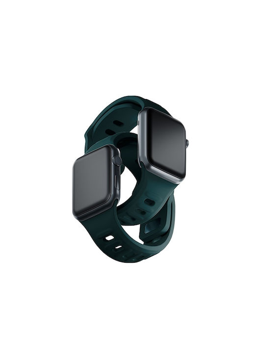 3MK Strap Silicone with Pin Green (Apple Watch 38/40/41/42mm)