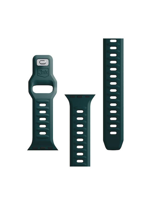 3MK Λουράκι Σιλικόνης με Pin Πράσινο (Apple Watch 44/45/46mm/Ultra 49mm)