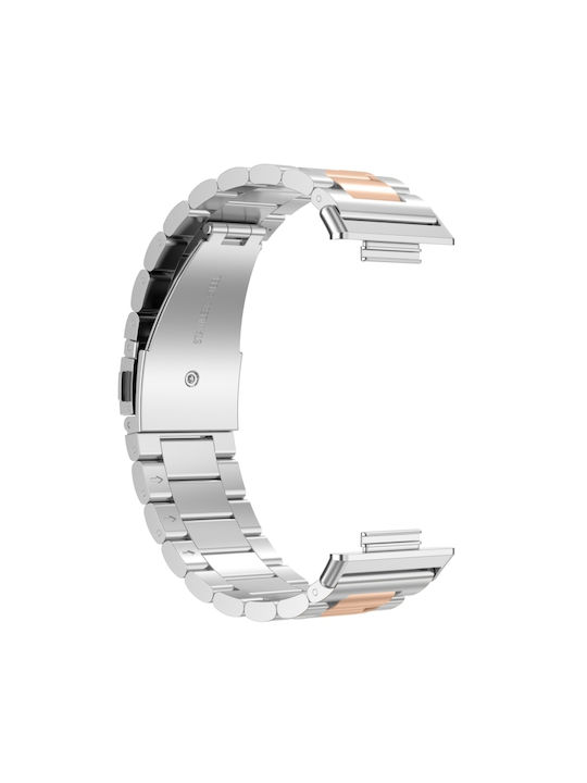 Armband Rostfreier Stahl Silber (Huawei Watch Fit 3 - Huawei Uhr Fit 3)