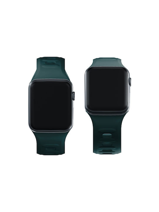 3MK Strap Silicone with Pin Green (Apple Watch 38/40/41/42mm)