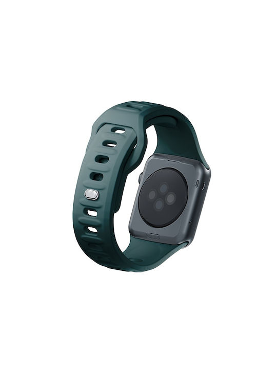 3MK Λουράκι Σιλικόνης με Pin Πράσινο (Apple Watch 44/45/46mm/Ultra 49mm)