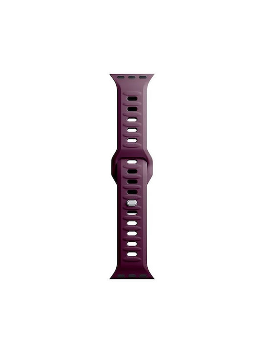 3MK Λουράκι Σιλικόνης με Pin Μπορντό (Apple Watch 44/45/46mm/Ultra 49mm)