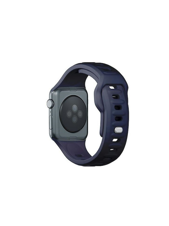 3MK Curea Silicon cu Pin Gri (Apple Watch 44/45/46mm/Ultra 49mm)