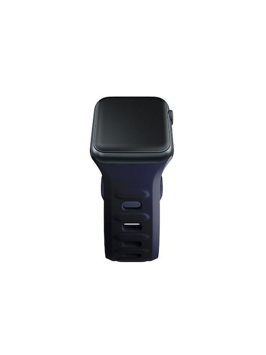 3MK Curea Silicon cu Pin Gri (Apple Watch 44/45/46mm/Ultra 49mm)