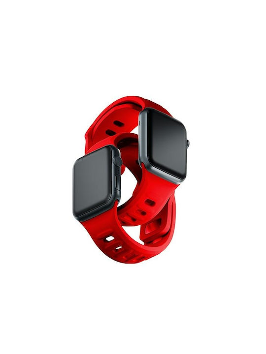 3MK Λουράκι Σιλικόνης Κόκκινο (Apple Watch 38/40/41mm)