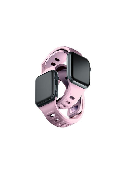 3MK Armband Silikon mit Pin Rosa (Apple Watch 38/40/41/42mm)