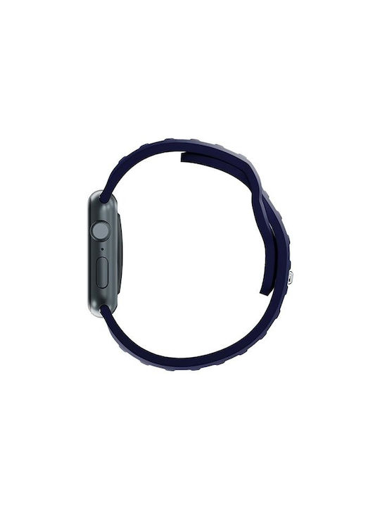 3MK Armband Silikon mit Pin Blau (Apple Watch 44/45/46mm/Ultra 49mm)