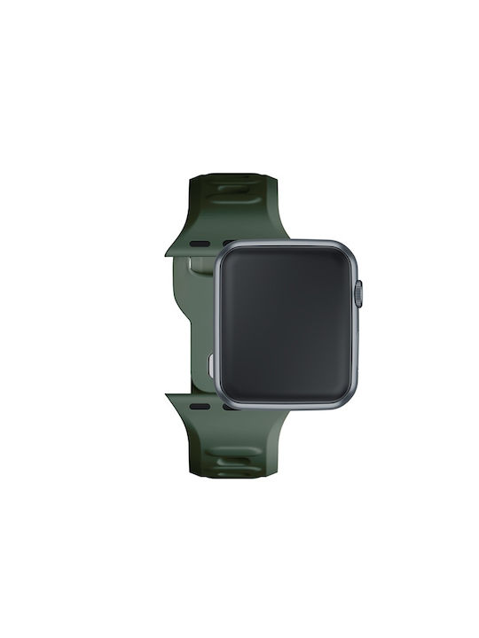 3MK Armband Silikon mit Pin Grün (Apple Watch 44/45/46mm/Ultra 49mm)