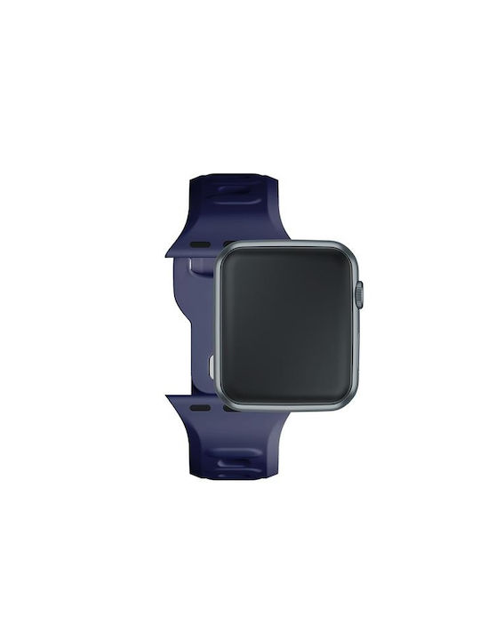 3MK Armband Silikon mit Pin Blau (Apple Watch 38/40/41/42mm)