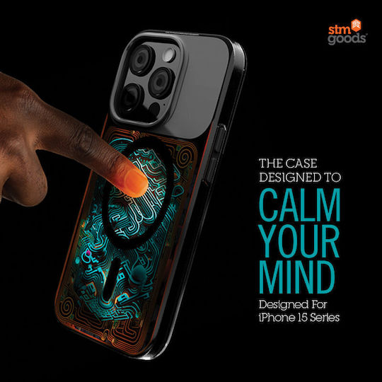 STM Back Cover Σιλικόνης Μαύρο (iPhone 15 Pro Max)