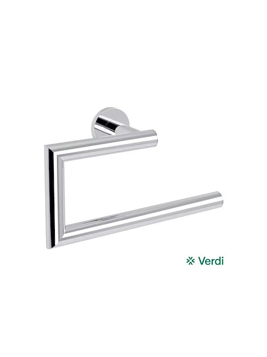 Verdi Omicron Връзка Баня Единичен с винтове ​20x12см Сребрист