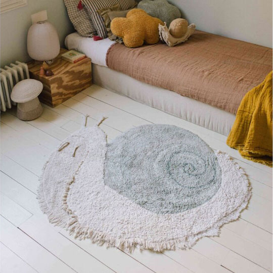 Lorena Canals Χειροποίητο Παιδικό Χαλί Μπεζ 100x120cm