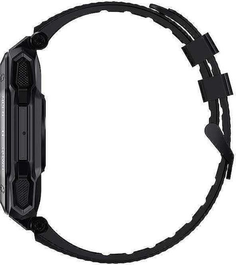 Nubi K55 Smartwatch 46mm Cu Pulsometru Negru Large