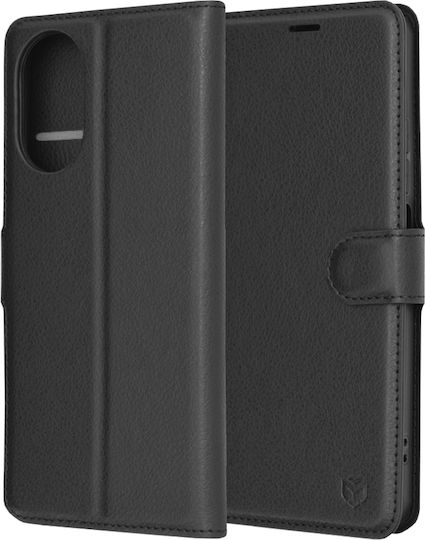 Techsuit Buchen Sie Leder Schwarz (Realme C67)
