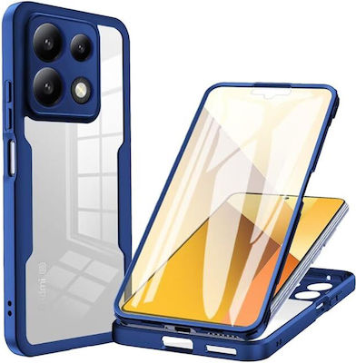 Techsuit 360 Full Cover Set with Glass Blue (Poco X6 Pro)