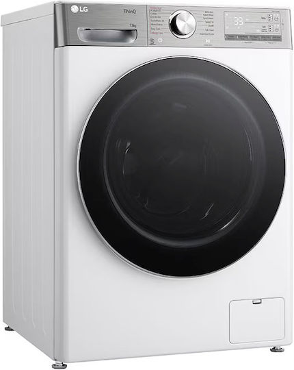LG Πλυντήριο Ρούχων 13kg με Τεχνολογία Ατμού 1400 Στροφών AI DD F4WR913P3WA