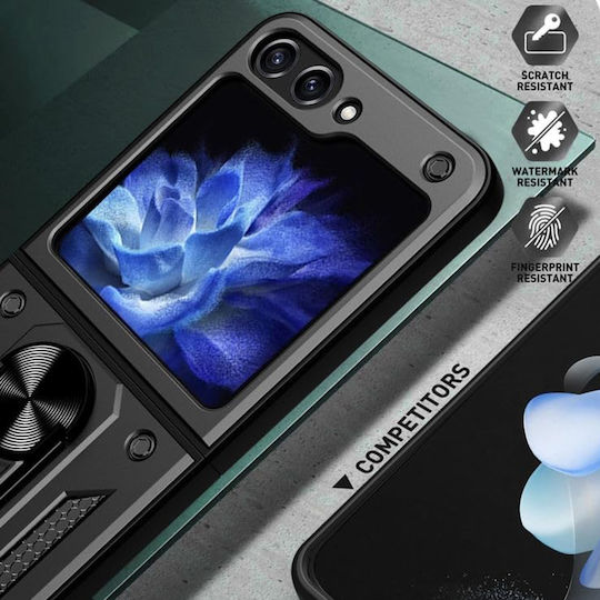 Techsuit Camshield Back Cover Πλαστικό / Σιλικόνης Μαύρο (Samsung Galaxy Z Flip6)