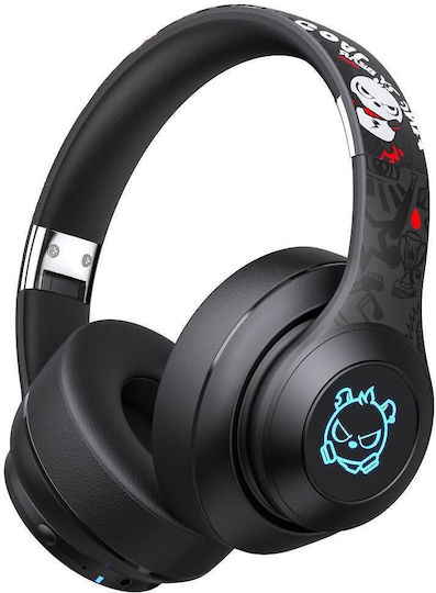 Nubi BH10 Angry Bear Wireless Over Ear Gaming Headset with Connection Bluetooth Black / White