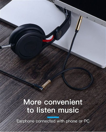 Vention 3.5mm Female to 3.5mm Female Red Audio Cable 0.3m with Gold Plated Terminals BFABY
