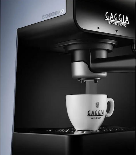 Gaggia Style Espressomaschine 1900W Druck 15bar Gray