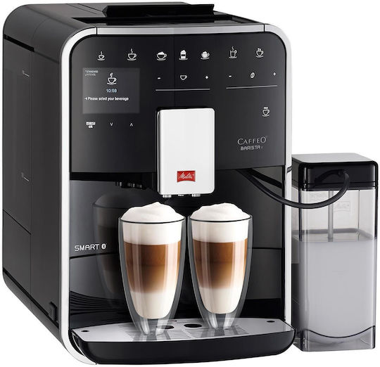 Melitta T Smart F83/0-102 Automatic Espresso Machine 1450W Pressure 15bar for Cappuccino with Grinder and Wi-Fi Black