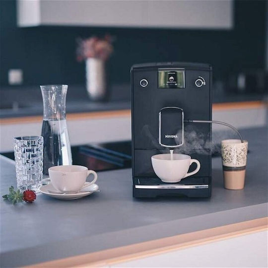 Nivona Cafe Romatica 690 Автоматична Еспресо Кафемашина 1455W Налягане 15bar с Мелачка Черна NICR 690