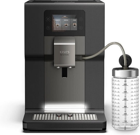 Krups Intuition Preference+ 1450W Налягане 15бар с мелачка Черна