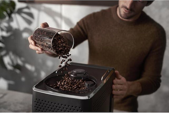 Philips Saeco GranAroma Automatic Espresso Machine 1500W Pressure 15bar for Cappuccino with Grinder Black SM6580/10