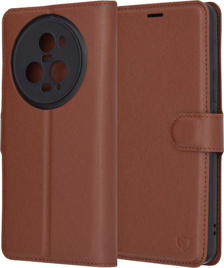 Techsuit Book Δερμάτινο Καφέ (Honor Magic5 Pro)