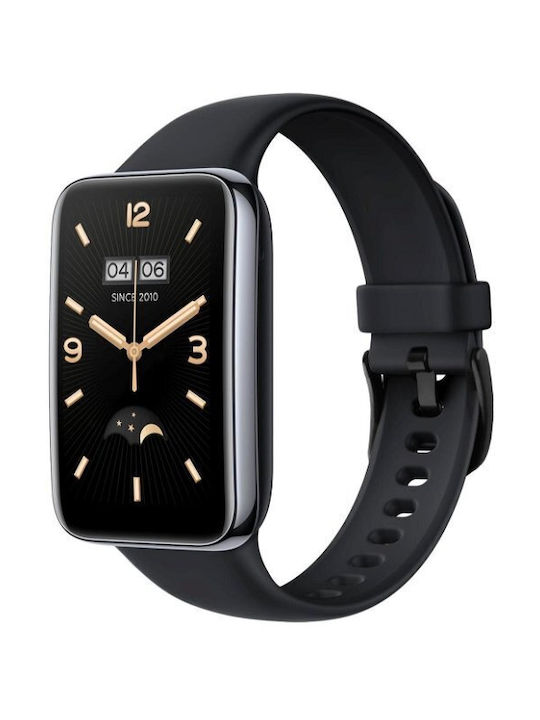 Fixed Silicone Strap Xiaomi Mi Smart Band 7 Pro Black