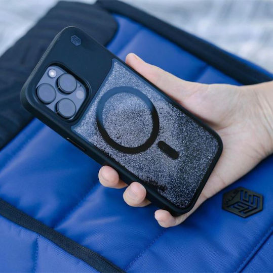 STM Back Cover Σιλικόνης Μαύρο (iPhone 15)