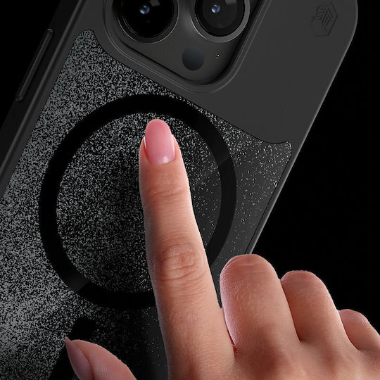 STM Back Cover Σιλικόνης Μαύρο (iPhone 15 Pro Max)