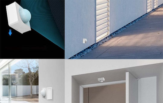 Sonoff PIR3-RF Ασύρματος RF / Wi-Fi Αισθητήρας Κίνησης Υπερύθρων 100° Εμβέλειας 8m
