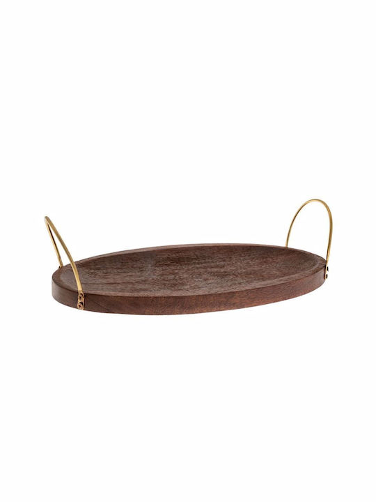 Iliadis Wooden Decorative Tray 37x21x7.5cm