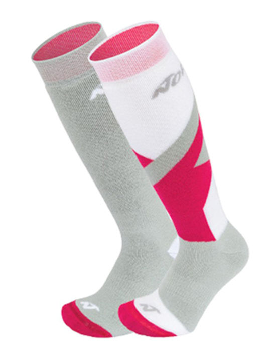 Multisports Winter 2Pack Junior Light Grey-Coral-White plus Light Grey Nordica Kid Warmth and comfort socks