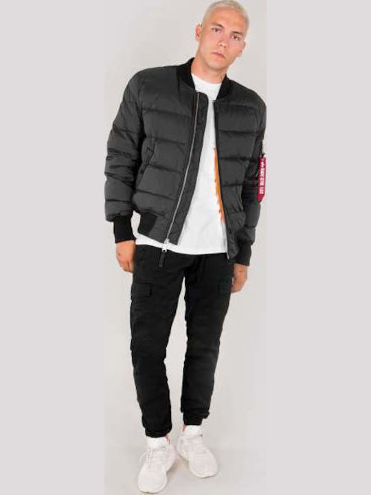 MA-1 Winter Jacket Puffer Black